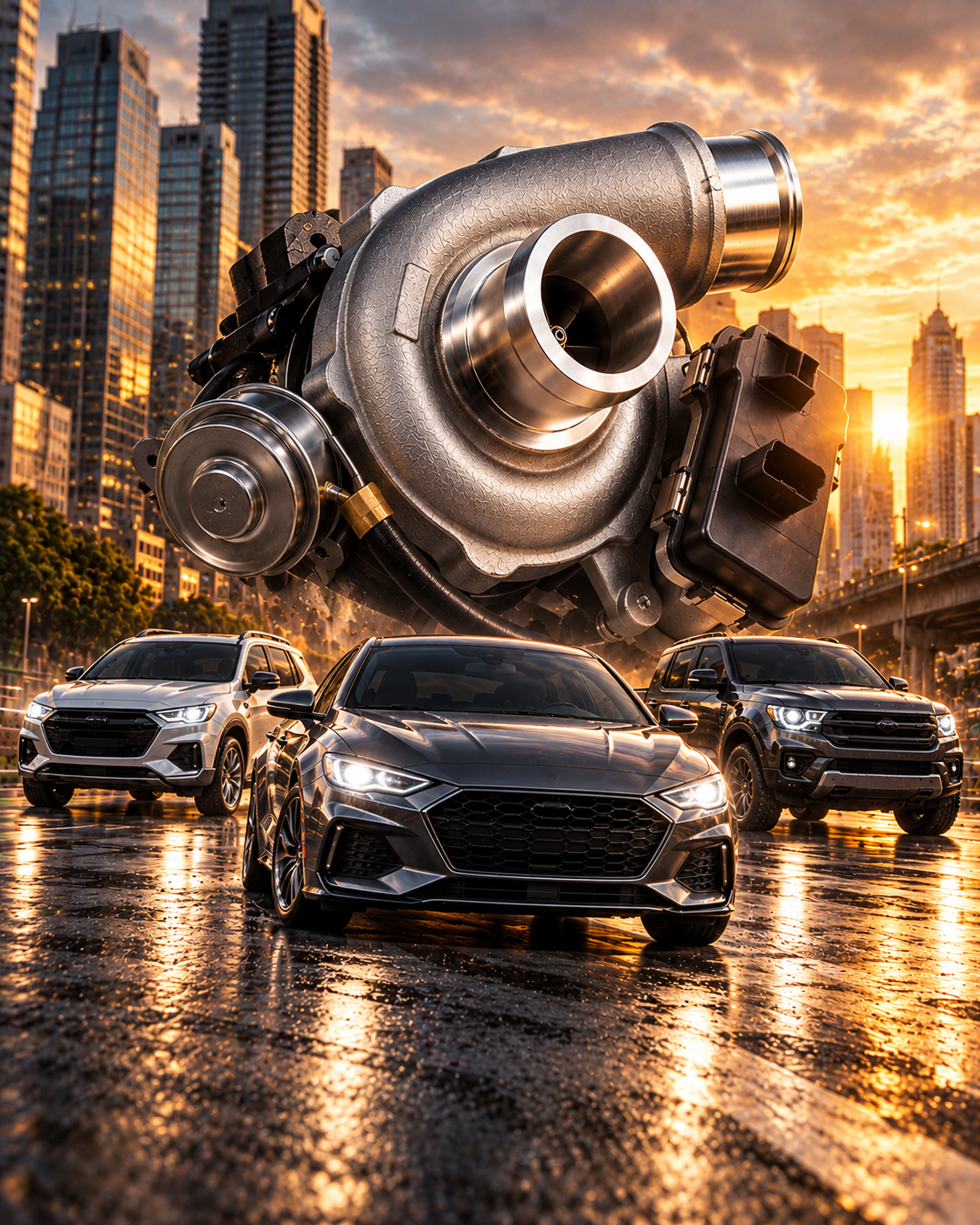Turbo e aplicação em carros de performance: turbocompressores e conjuntos centrais CHRA