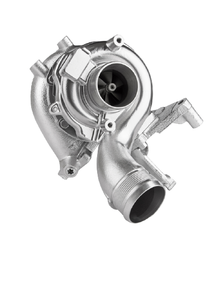 Turbocompressor — vista do conjunto