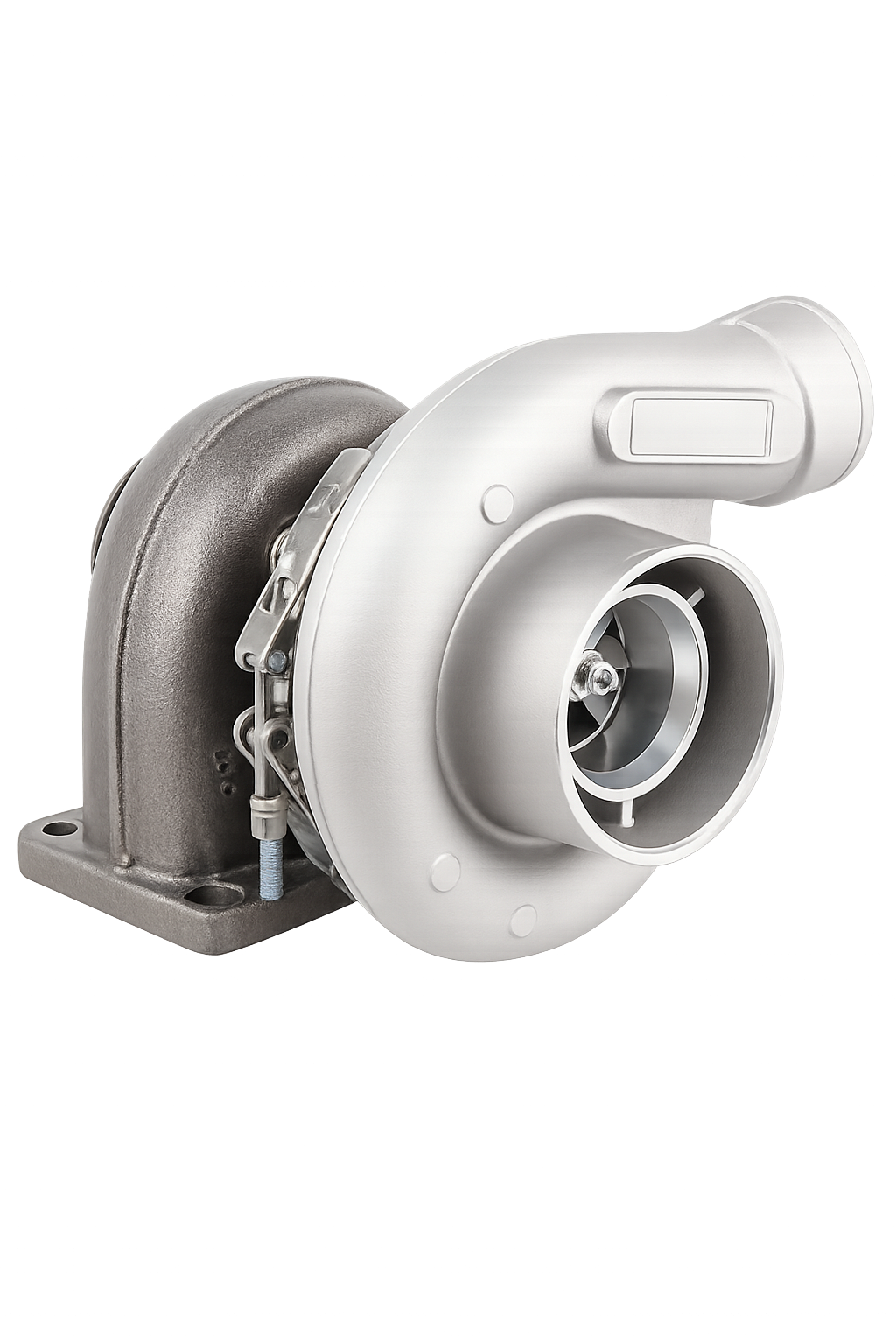 Turbocompressor — vista do conjunto